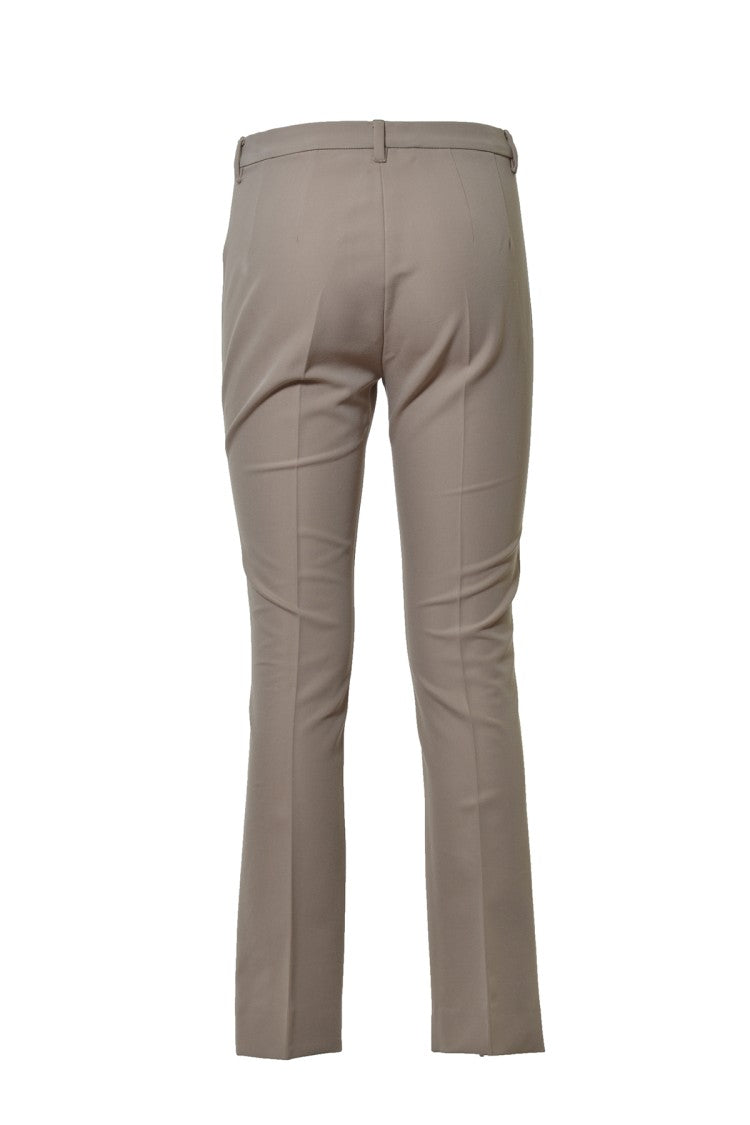 Max Mara Beige Cotton And Viscose Fairy Pants