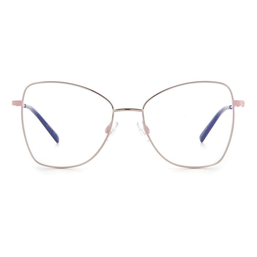 M Missoni Mmi 0059 Delicate Steel Cat-Eye Eyeglasses With Accented Temples