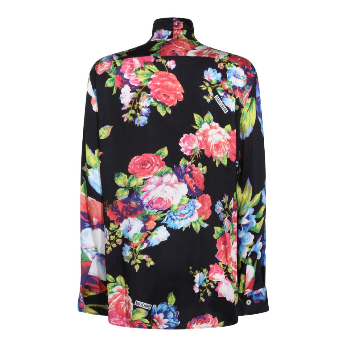 Moschino Tailored Black Shirt With Button-Down Front