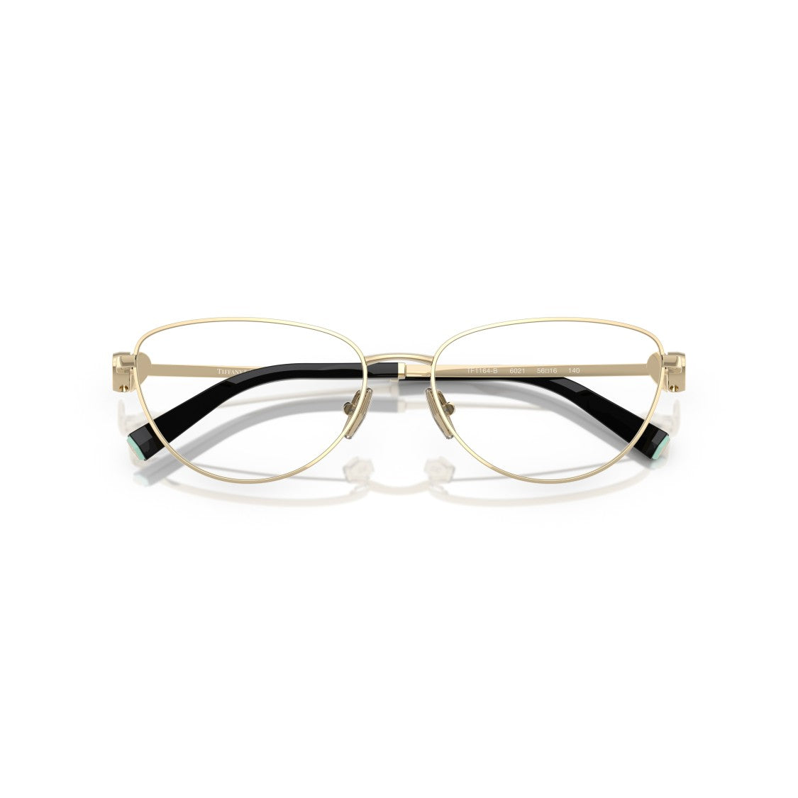 Tiffany & Co. Gold-Toned Cat-Eye Eyeglasses With Heart Accents
