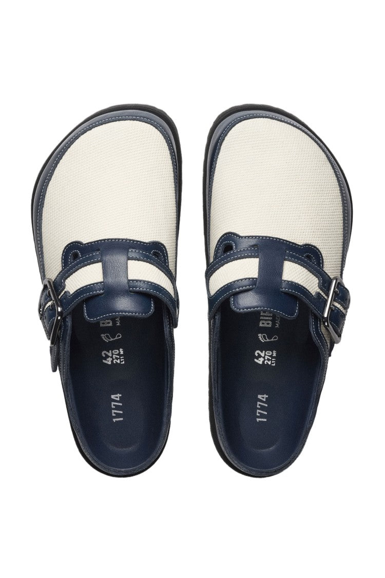 Birkenstock Canvas Boston Bold Double-Buckle Loafers