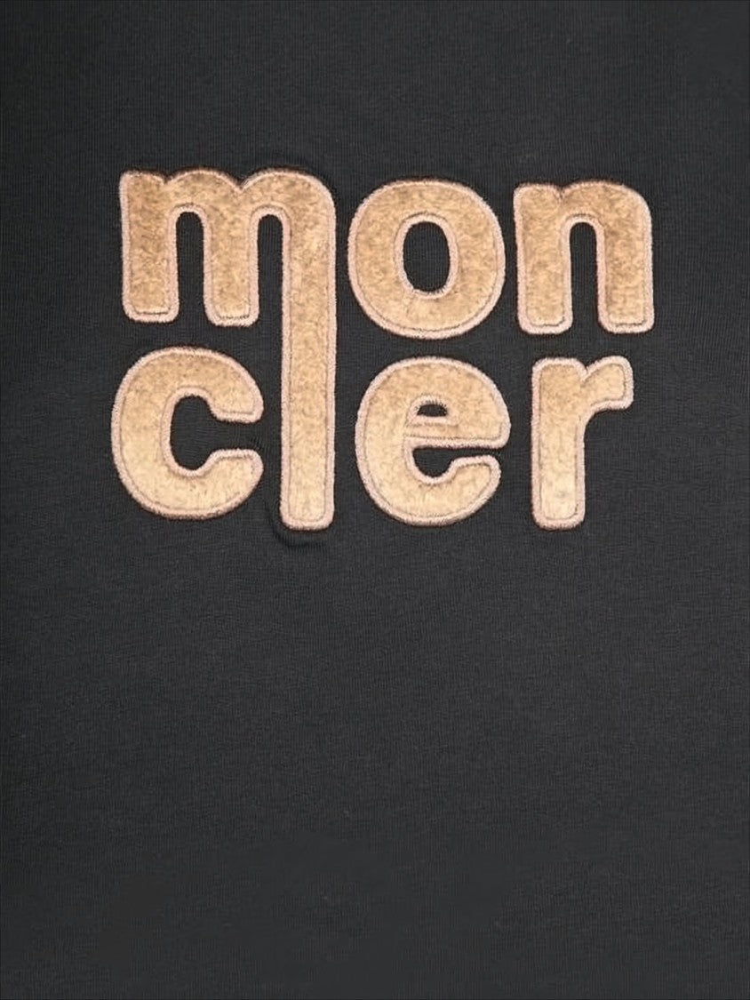 Moncler Loose-Fitting Cotton T-Shirt With Bold Logo