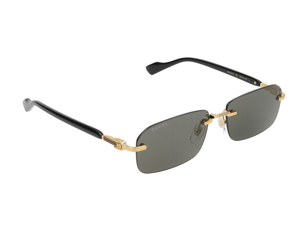Gucci Sunglasses Gg1221s 001 Gold Black Grey 56/16/140
