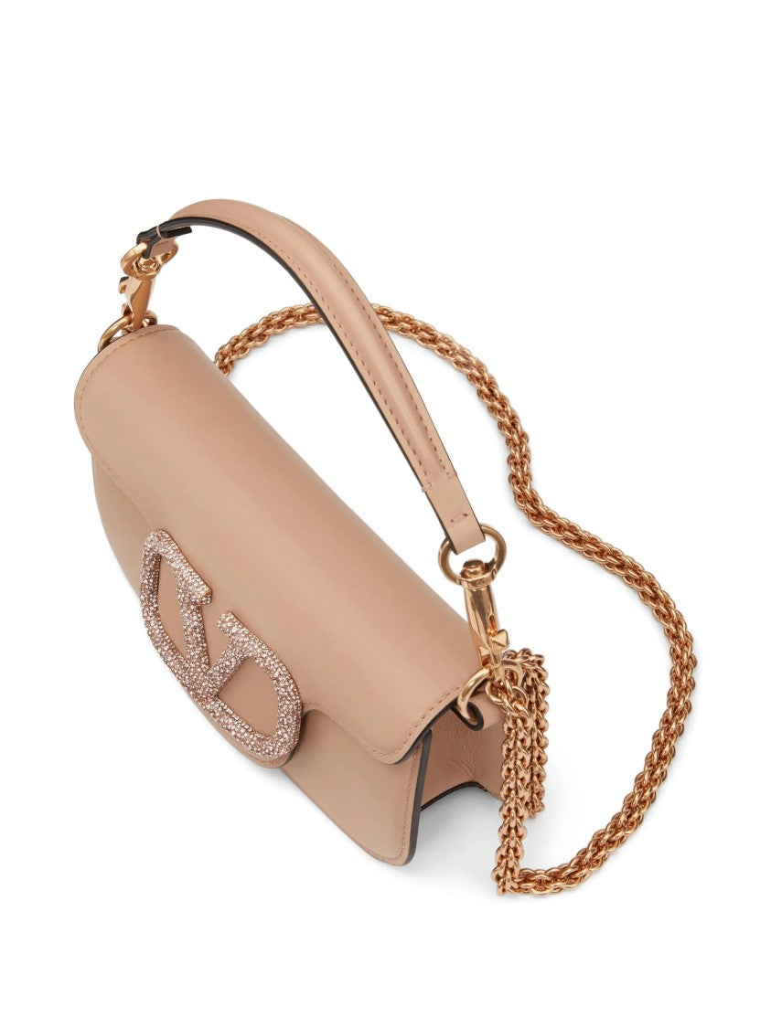 Valentino Loco Small Smooth Leather Shoulder Bag