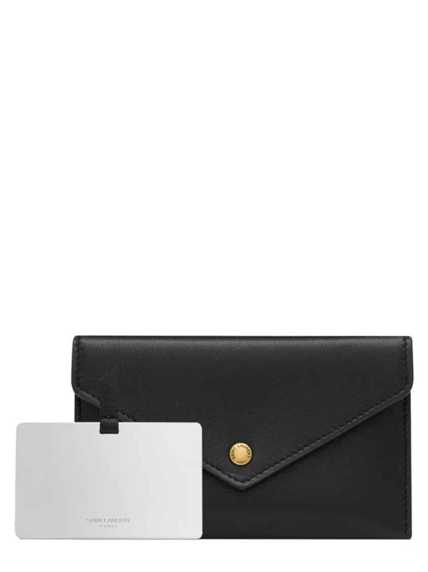 Saint Laurent Small Rectangular Shoulder Bag With Chevron Quilted Pattern