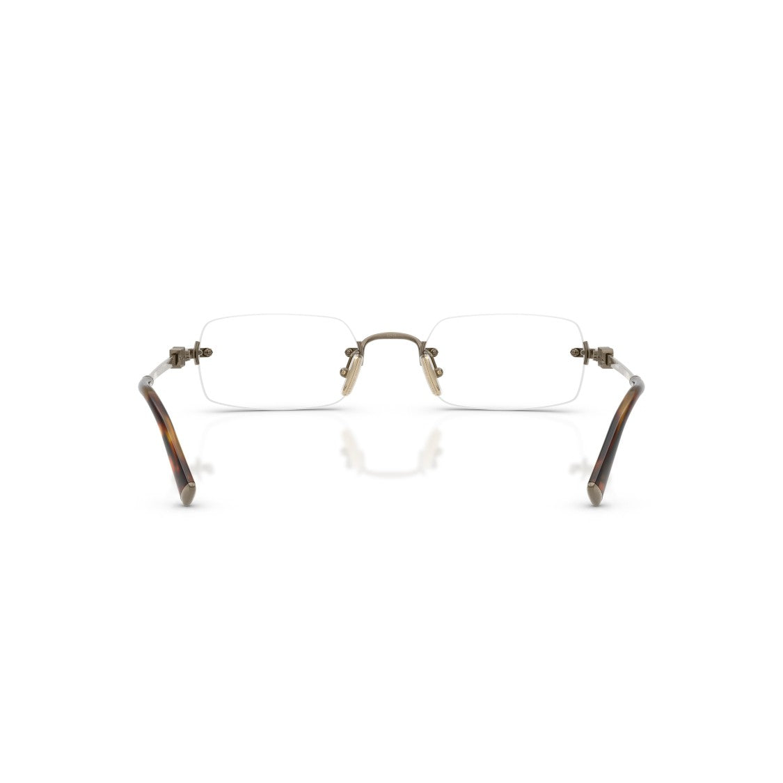 Miu Miu 0Mu 50Yv Rimless Rectangular Eyeglasses