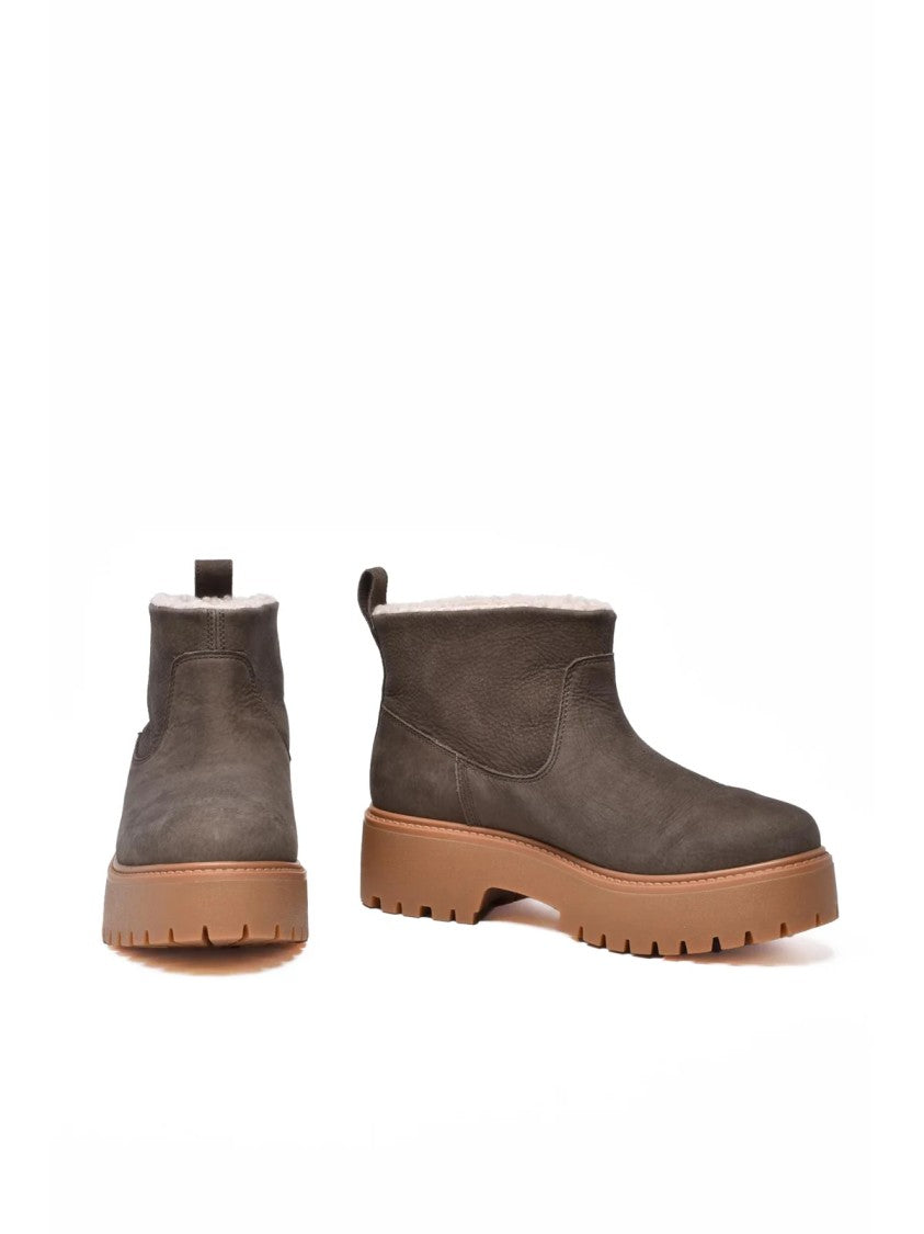 Timberland Turquoise Leather Chunky Ankle Boots