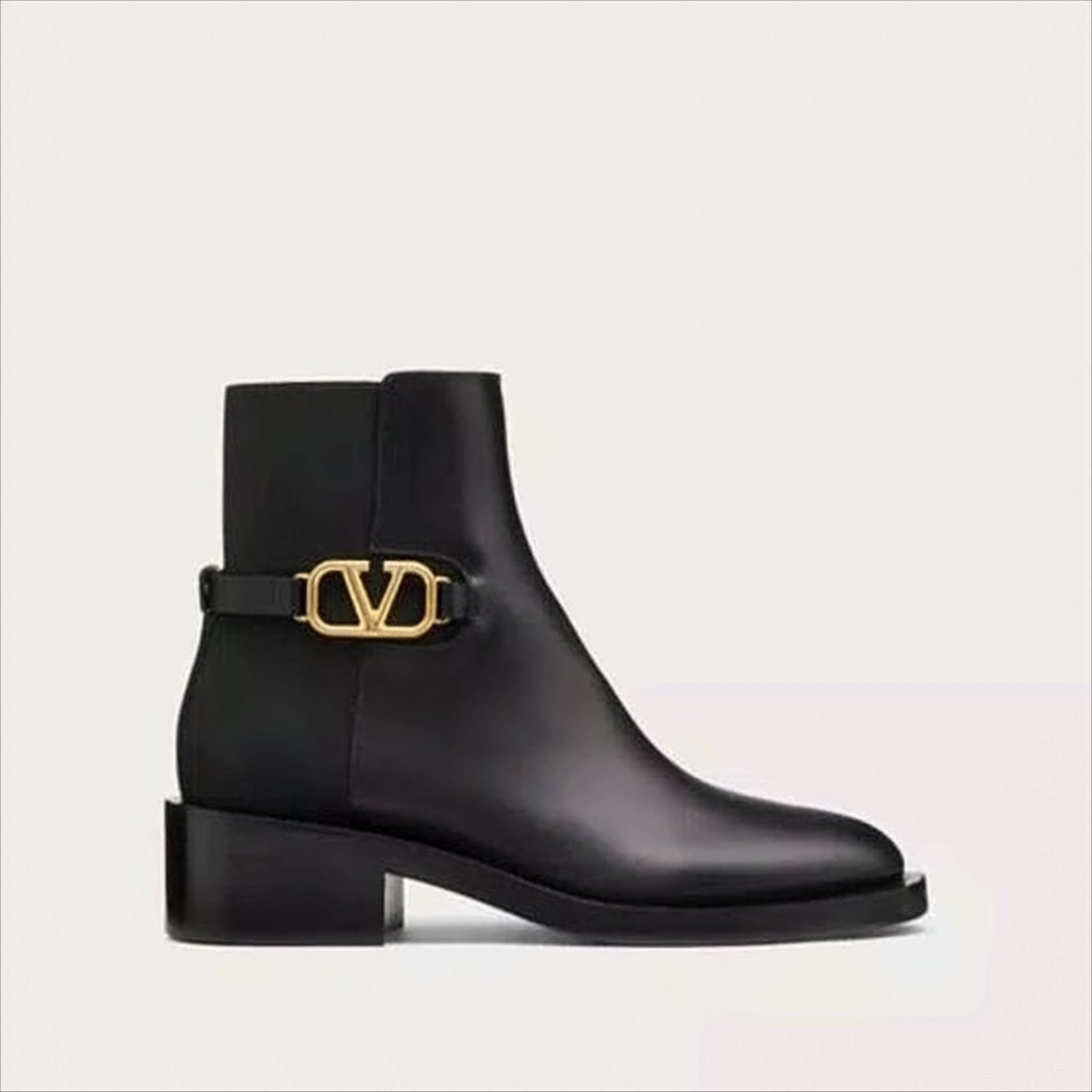 Valentino Garavani Smooth Leather Ankle Boots