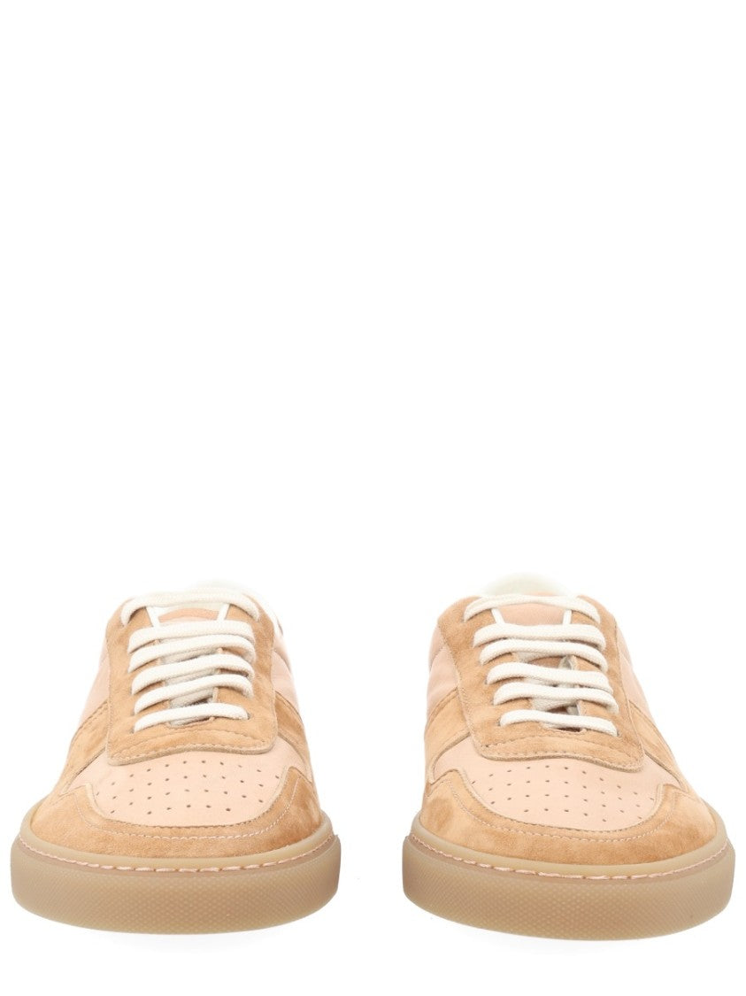 Common Projects Beige Bbal Duo Nappa Leather Sneakers