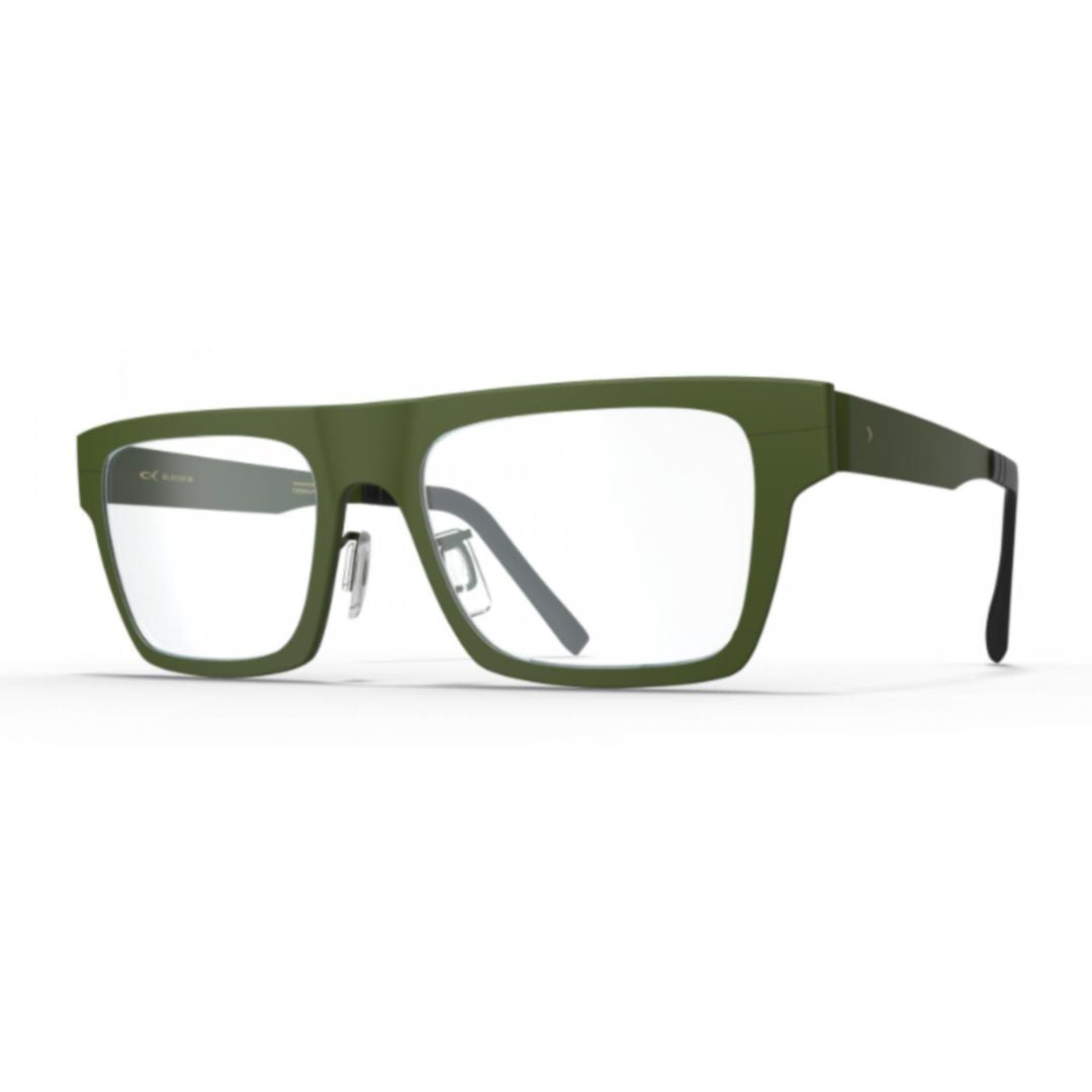 Blackfin Bf1089 Knightsbridge Matte Olive Green Rectangular Frame Eyeglasses