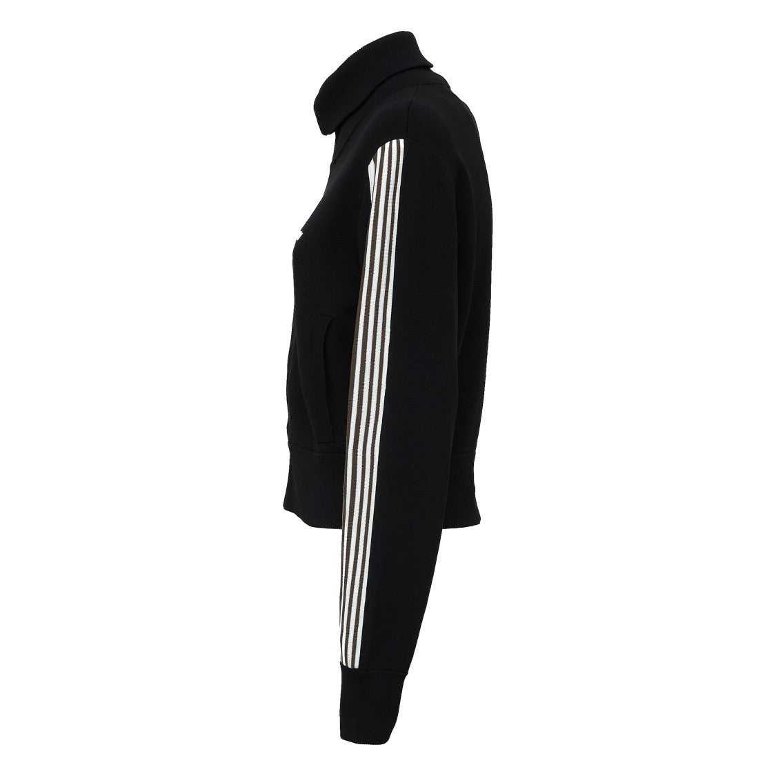 Autry Zip Knitted Track Metallic Jacket