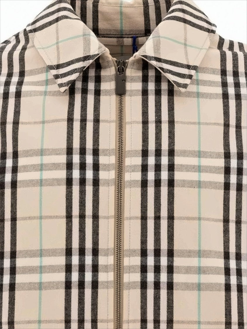 Burberry Cropped Classic Check Jacket