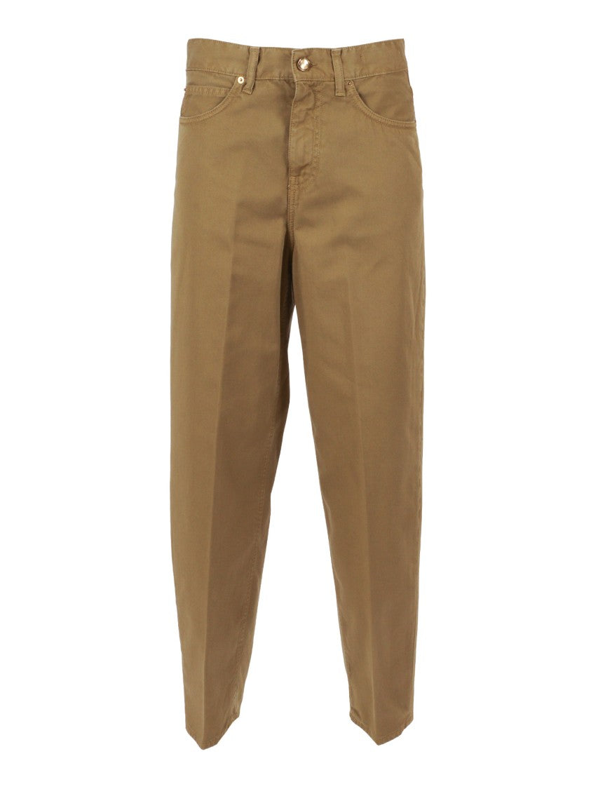 Briglia Relaxed Fit Brown Five Straight-Leg Pants