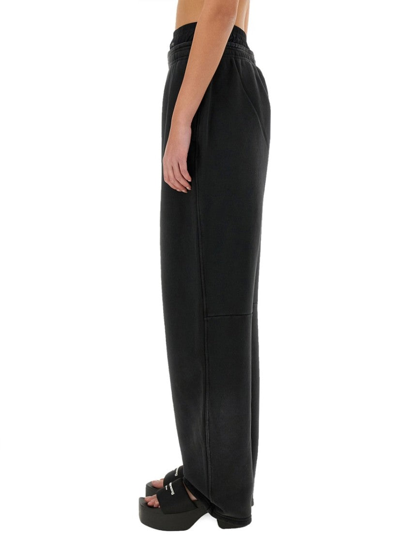 T By Alexander Wang Wide-Fit Pants With Logo Detail