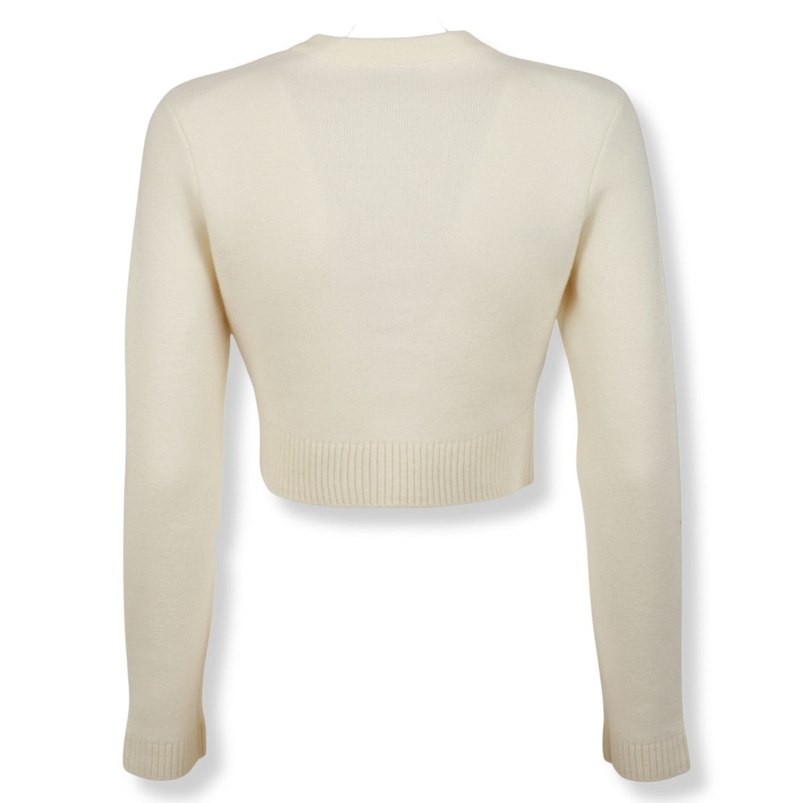 Self-Portrait Short Wool Cardigan