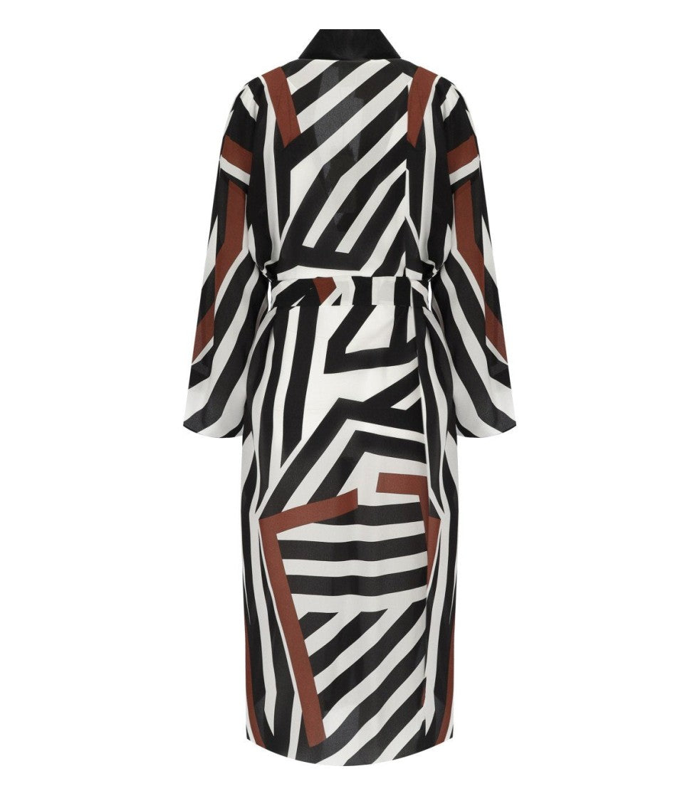 Max Mara Beachwear Ovatte Cocoa Kaftan