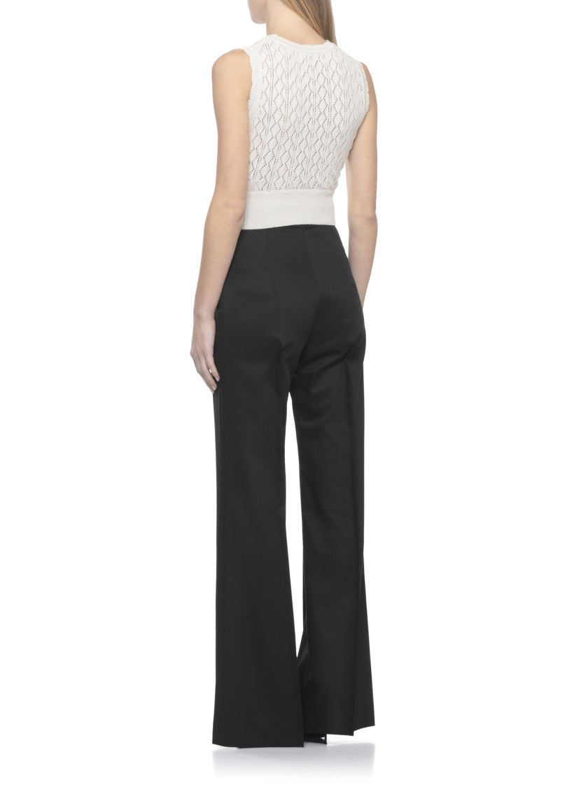 Vivienne Westwood Ivory Ella Orb Lace Tank Top