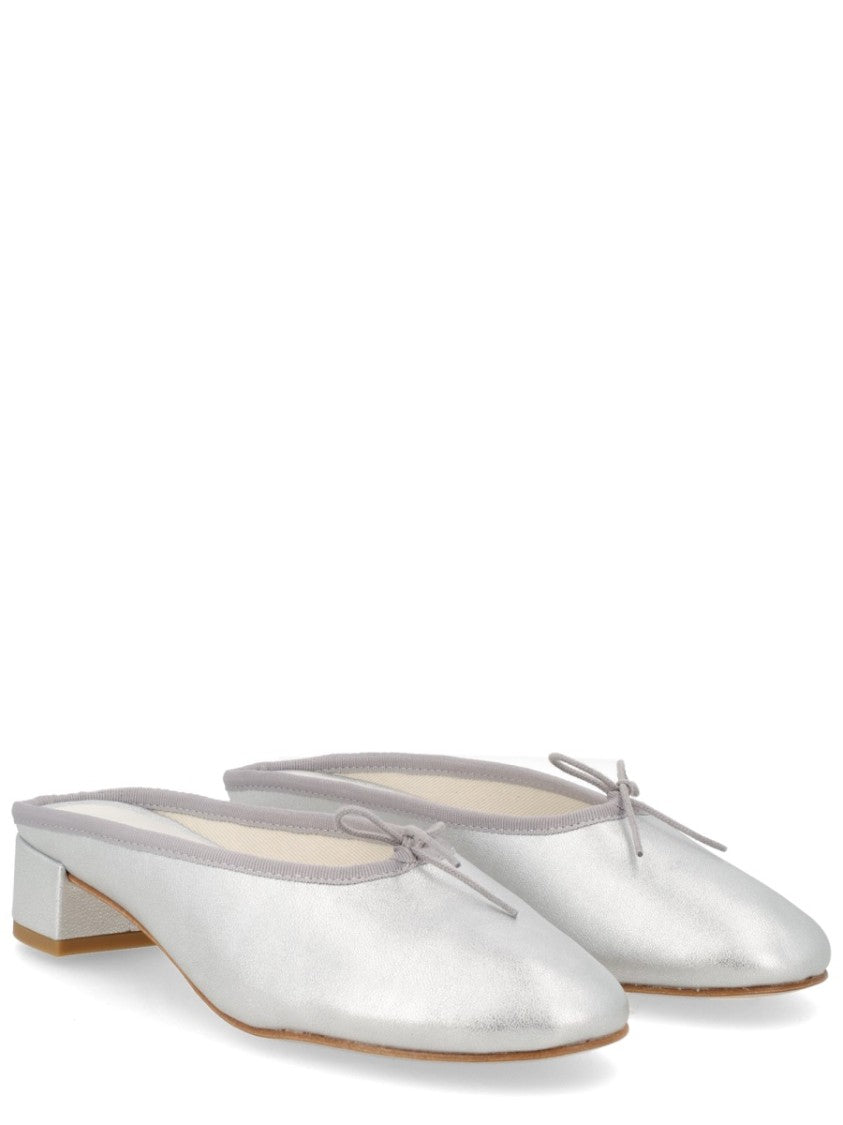 Repetto Ballerina Mule Camille Low Block Calfskin Mules