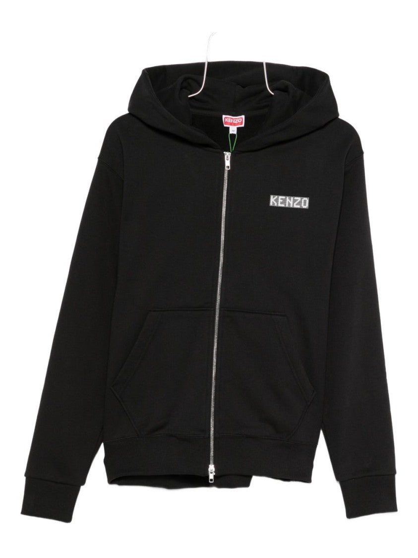 Kenzo Hooded Black Sweater