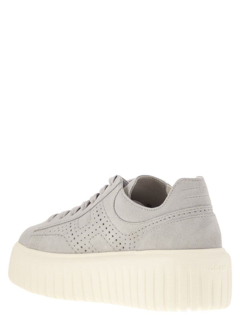 Hogan H-Stripes - Suede Trainers