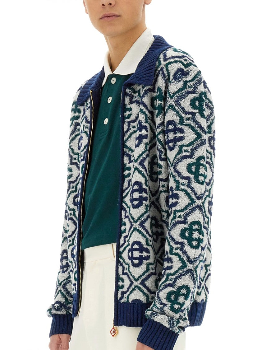 Casablanca Long-Sleeved Polo With Logo