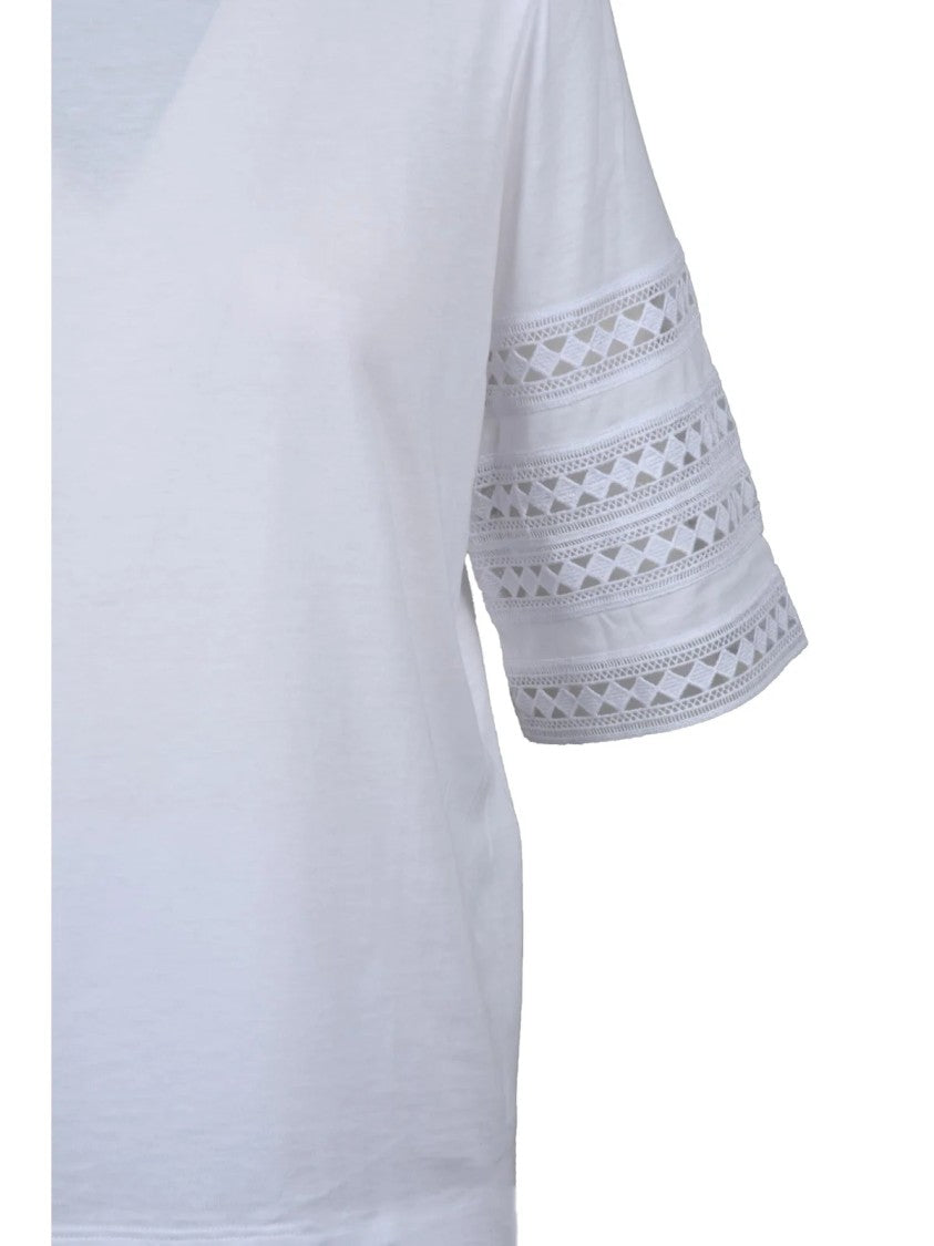 Purotatto White Cotton Women T-Shirt