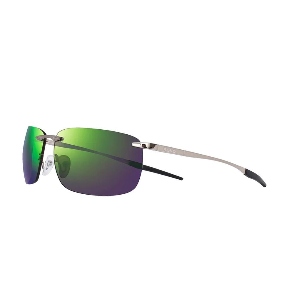 Revo Descend Z Re1170 Polarized Polarized Rimless Rectangular Revo Sunglasses