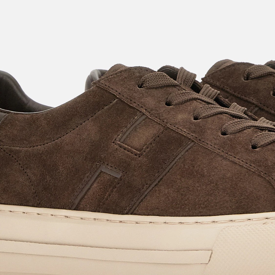 Hogan Low-Top Sneakers In Coconut Choco Late Brown