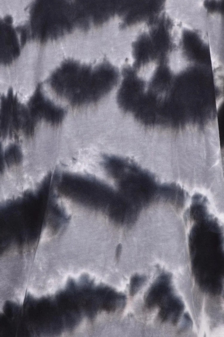 Diesel Grey Black Tie-Dye T-Shirt