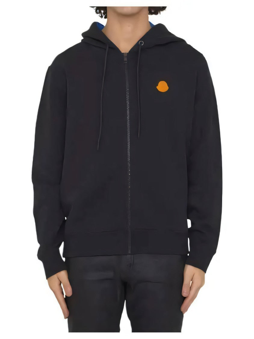 Moncler Classic Zip-Up Hoodie With Drawstring And Logo