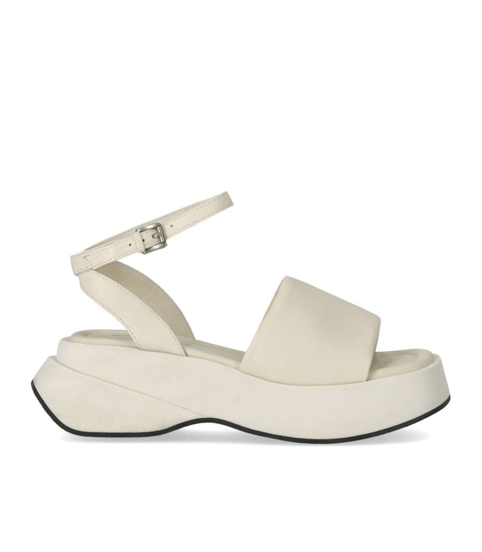 Elena Iachi Lena Ivory Platform Sandal