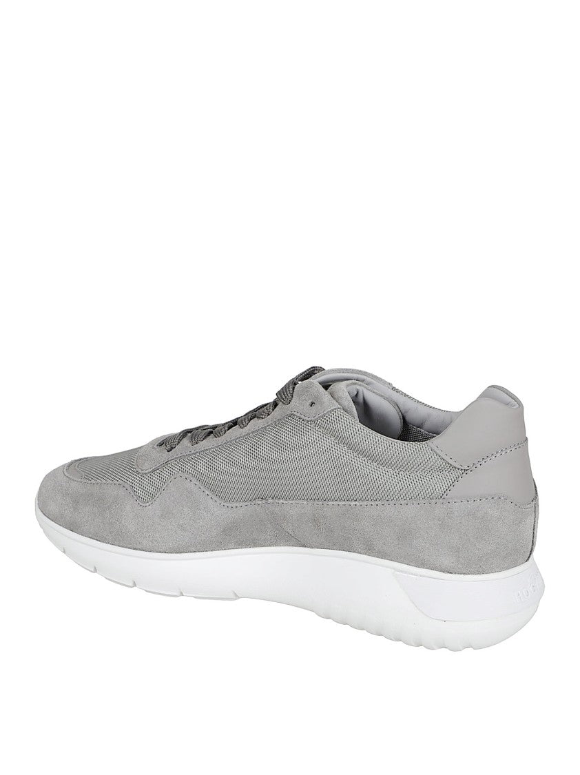 Hogan Suede And Technical Fabric Sneakers