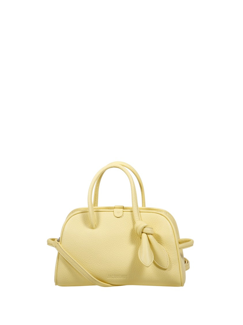 Jacquemus Structured Calfskin Shoulder Bag