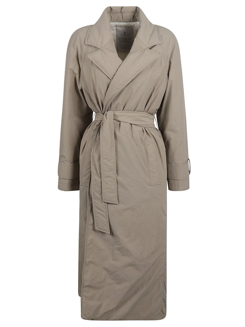 Brunello Cucinelli Trench Coat With Tailored Belt And Adjustable Cuffs