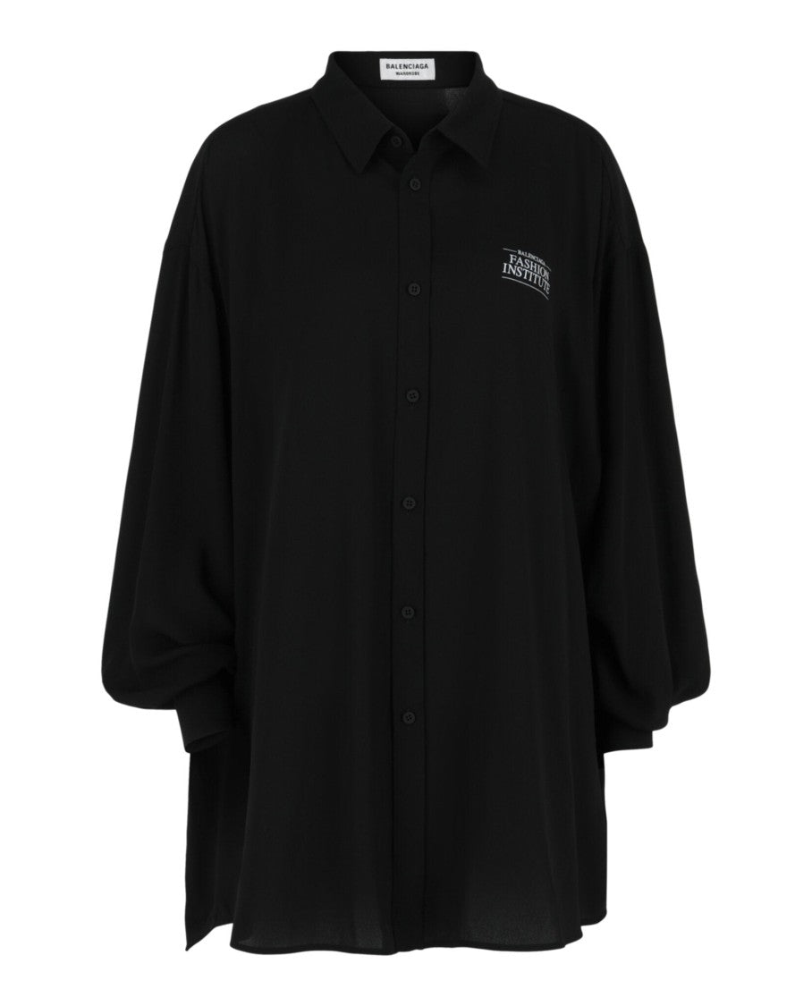 Balenciaga Fluid Blouse In Silk Crepe