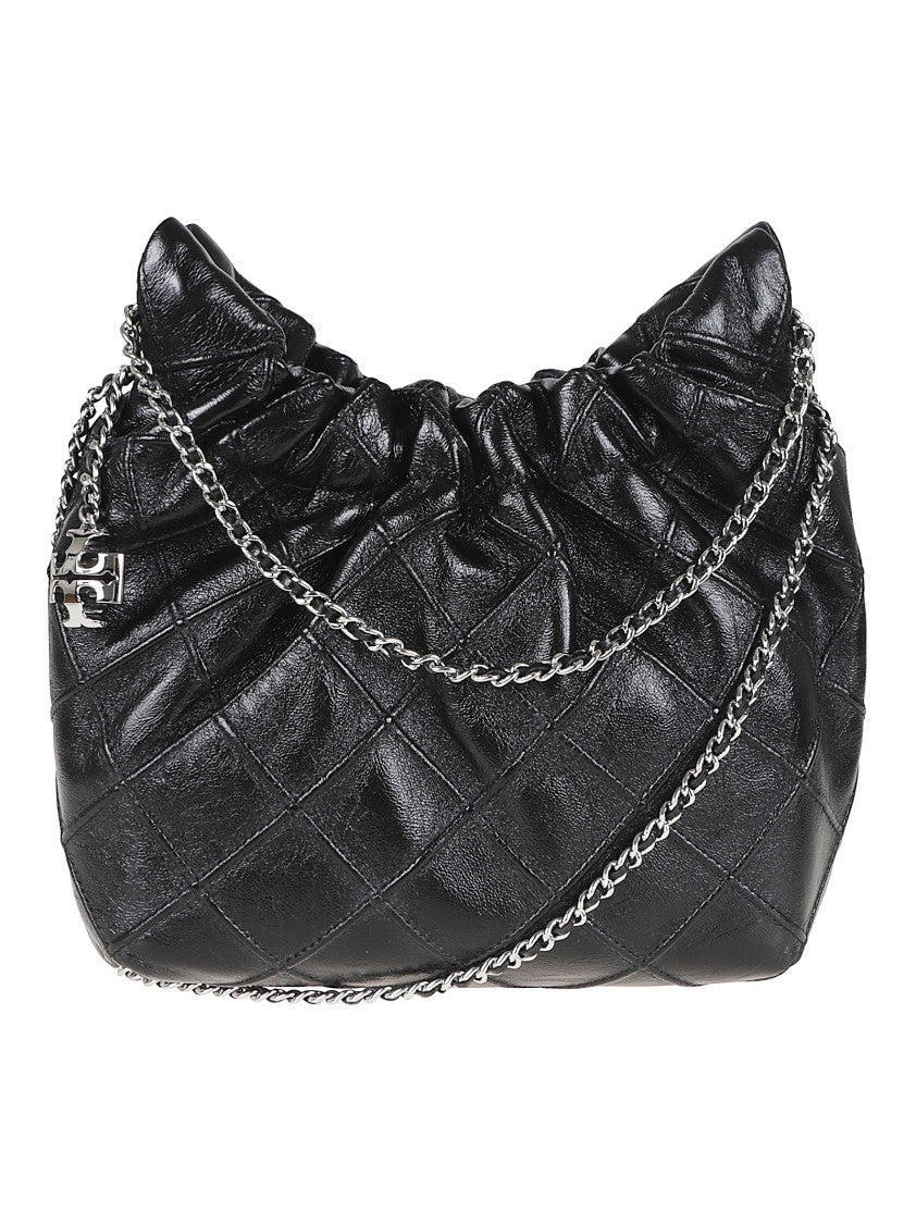 Tory Burch Quilted Lamb Leather Shoulder Bag