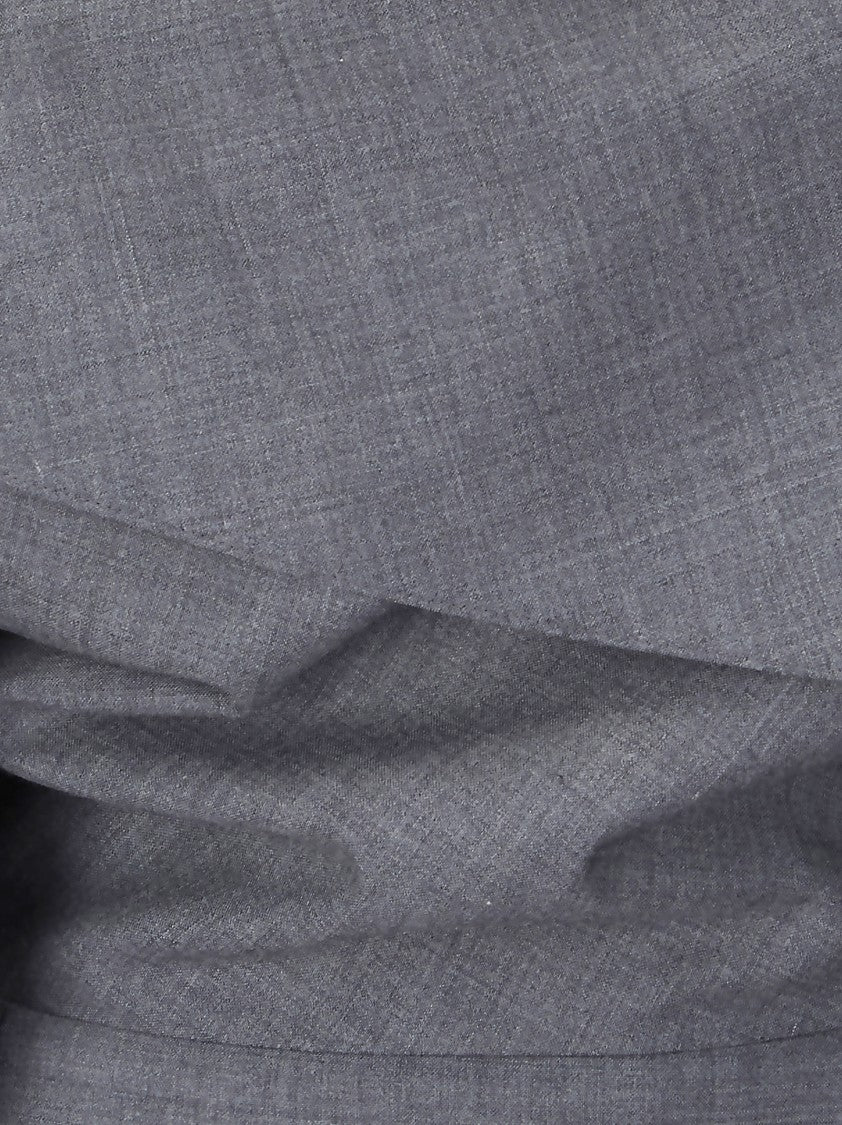 Mm6 By Maison Margiela Refined Neutrals Top With Elegant Silhouette
