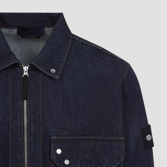 Stone Island Deep Indigo Flap Pocket Denim Jacket