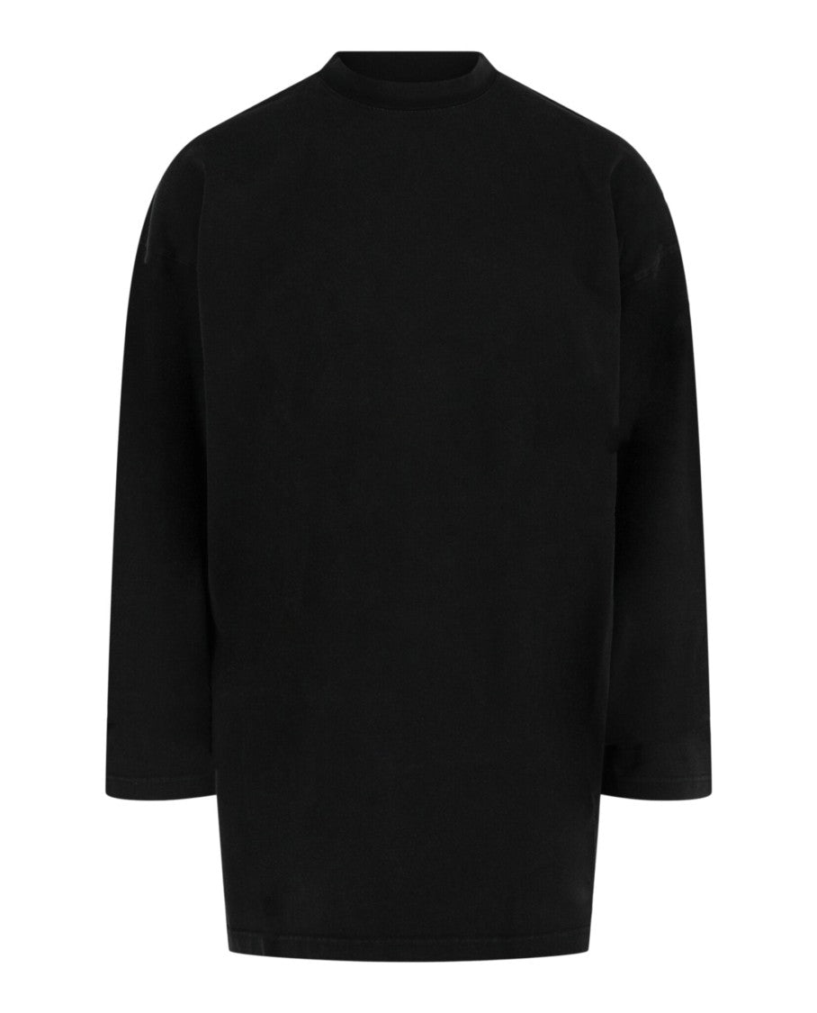 Balenciaga Oversized Long-Sleeve Logo T-Shirt