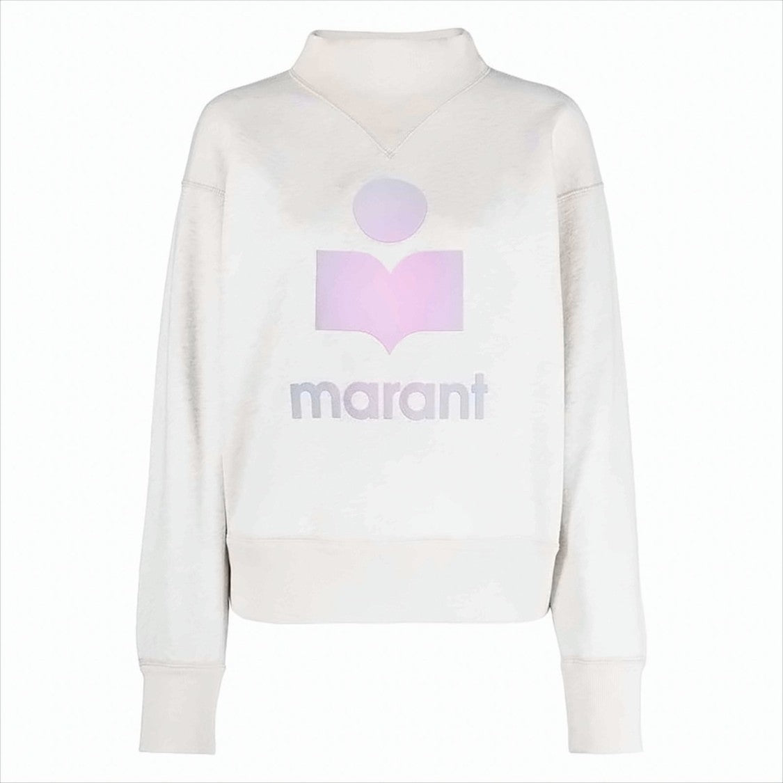 Isabel Marant Étoile Relaxed-Fit Sweatshirt With Gradient Logo Print