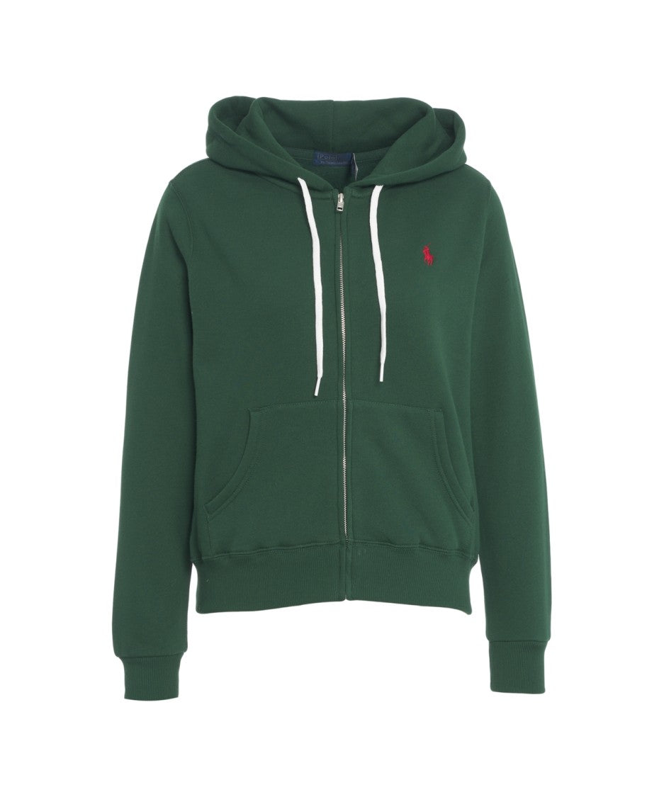 Polo Ralph Lauren Zip-Up Hoodie With Subtle Logo Embroidery