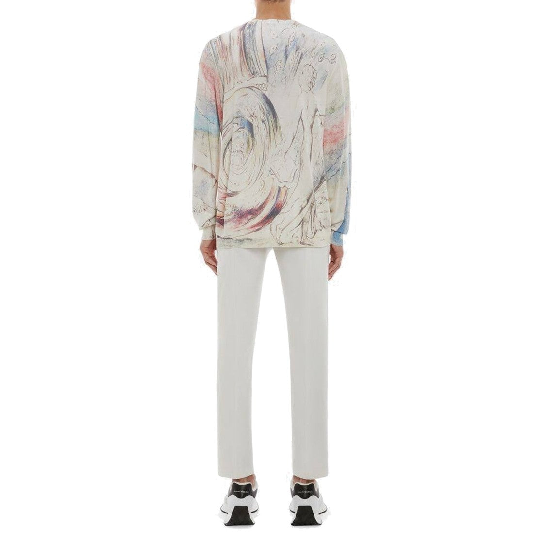 Alexander Mcqueen William Blake Dante Print Pullover