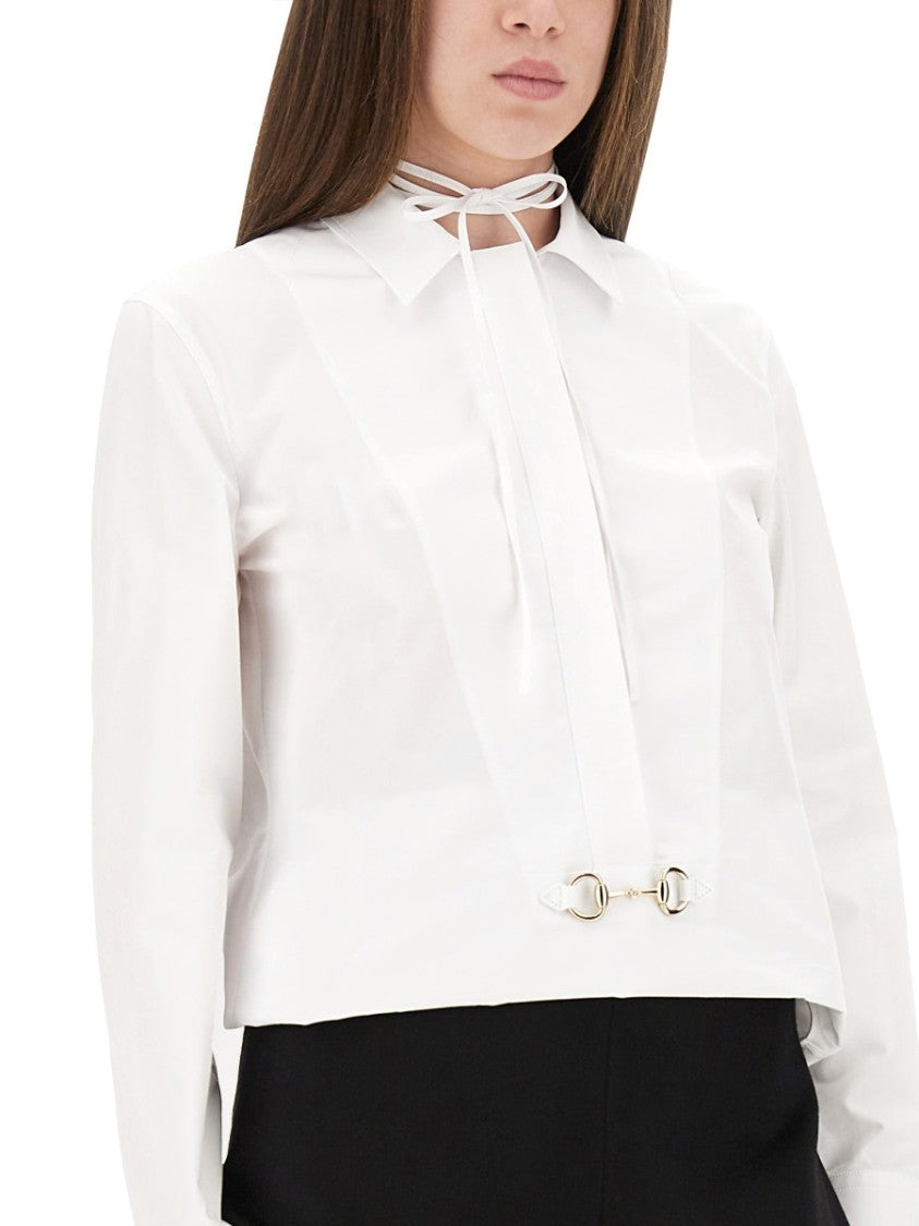 Gucci Cotton Poplin Clamp Shirt