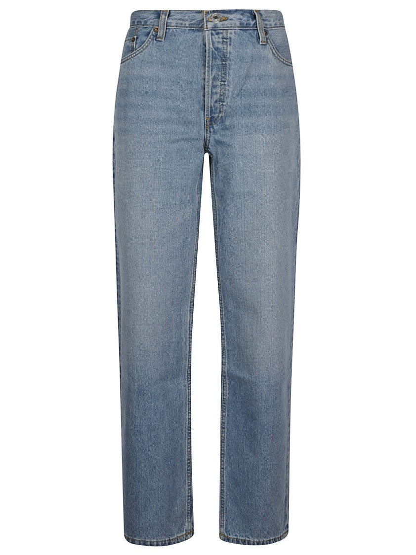 Re/Done Loose Long Light Wash Jeans