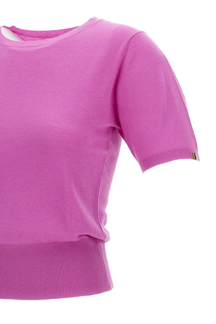Extreme Cashmere Oleander Pink N.416 Noor Short Sleeve T-Shirt