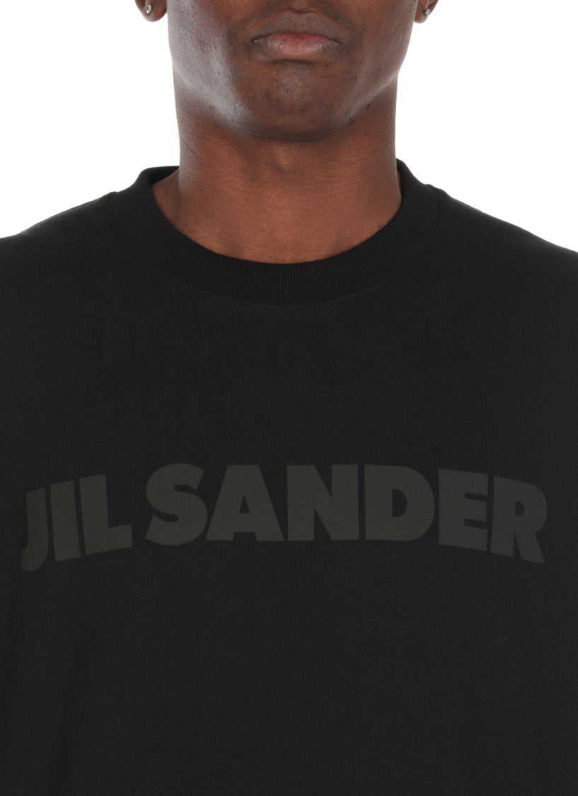 Jil Sander Black Cotton T-Shirt