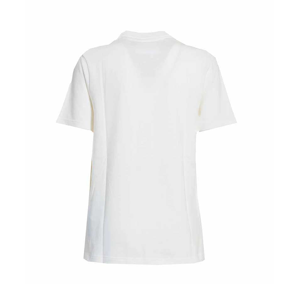 Jil Sander Cream Short-Sleeved T-Shirt With Logo Print