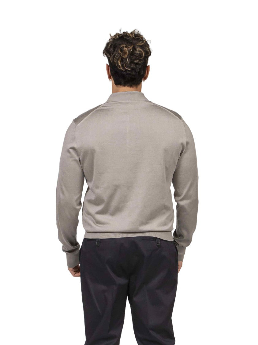 Dolce & Gabbana Fitted Long-Sleeve Polo Shirt