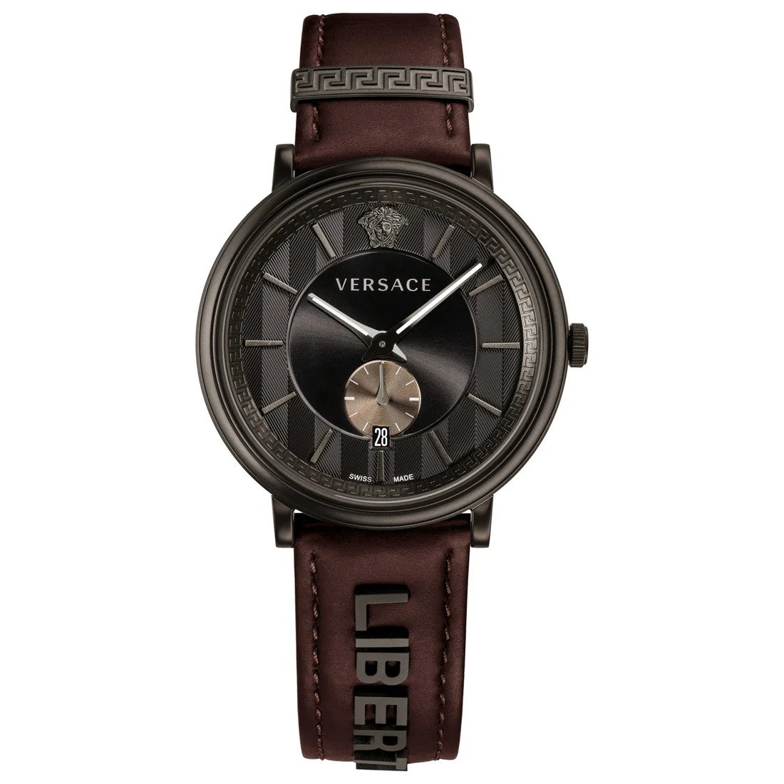 Versace Chronograph V-Ray 44Mm Stainless Steel Watch With Blue Dial