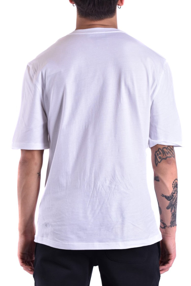 Moschino Multicolored Block-Letter Logo Cotton T-Shirt